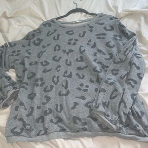 leopard print sweatshirt